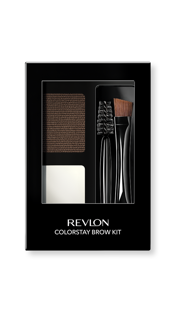 revlon eye colorstay brow kit dark brown 