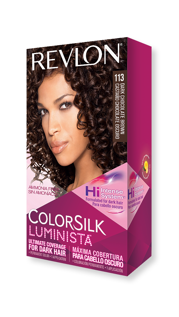 revlon hair colorsilk luminista hair color 113 dark chocolate brown 