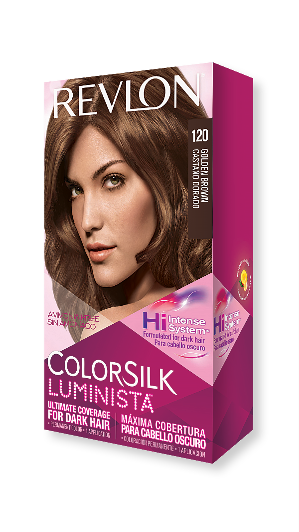 revlon hair colorsilk luminista hair color 120 golden brown 