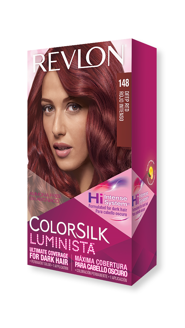 revlon hair colorsilk luminista hair color 148 deep red 