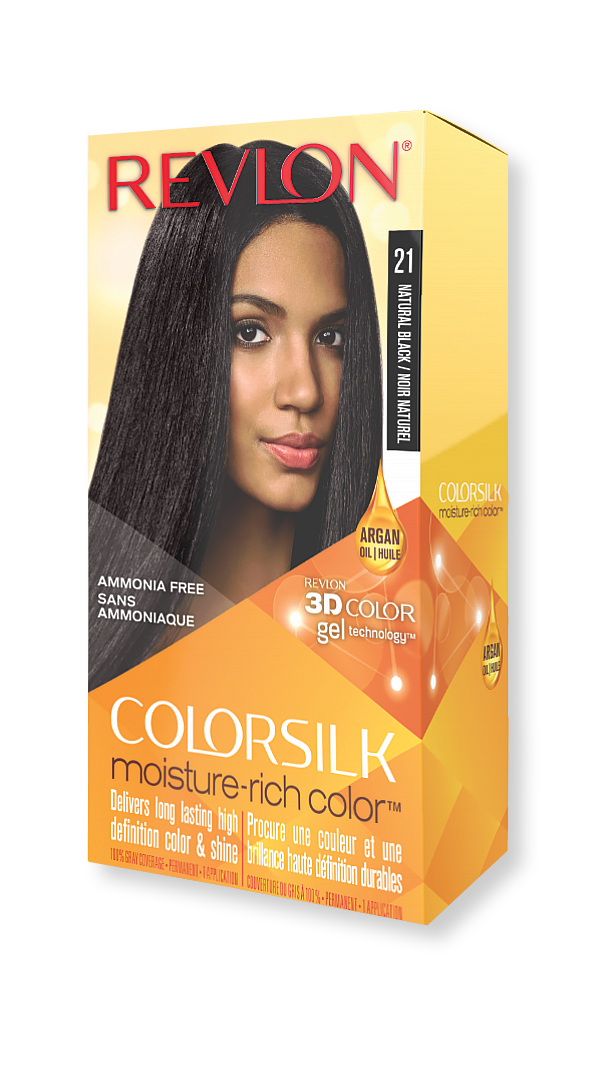 revlon hair colorsilk moisture rich hair color 21 natural black 