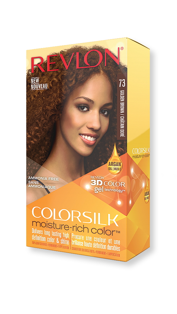 revlon hair colorsilk moisture rich hair color 73 golden brown 