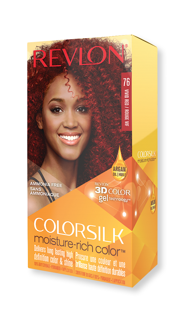revlon hair colorsilk moisture rich hair color 76 vivid red 