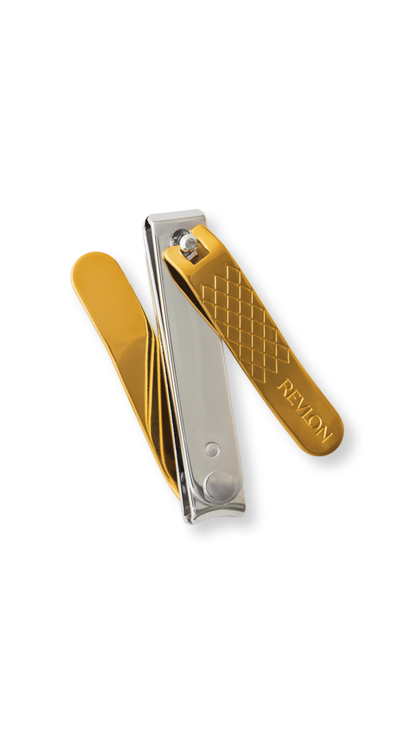 revlon beauty tools revlon gold series titanium coated dual ended nail clip 