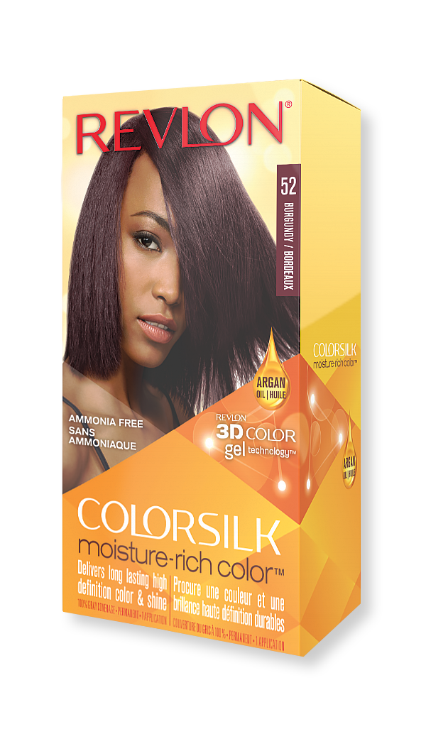 revlon hair colorsilk moisture rich hair color 52 burgundy 
